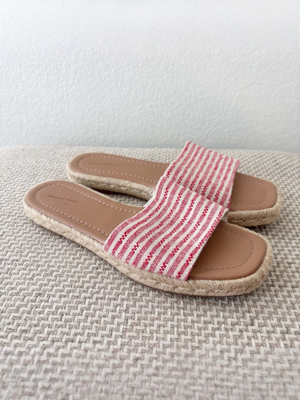 Universal Thread Maren square toe espadrille slide sandals Size 9